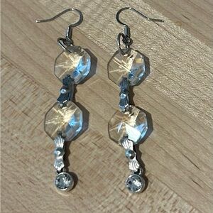 Crystal drop earrings